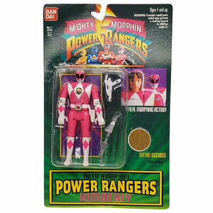 Bandai Mighty Morphin Power Rangers Action Figure - KIMBERLY [Pink Ranger] 海外 即決
