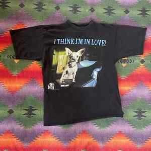 VINTAGE TACO BELL 1998 CHIHUAHUA T SHIRT SIZE LARGE GOOD CONDITION FADED BLACK 海外 即決