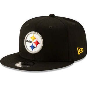 PITTSBURGH STEELERS 9FIFTY NEW ERA BLACK SNAPBACK HAT 海外 即決