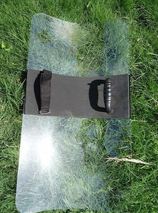 POLICE CLEAR POLYCARBONATE PROTEST ANTI RIOT PROTESTOR SHIELD 3.5MM PC SHEET 海外 即決