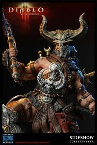 Diablo III OVERTHROWN Barbarian Statue - Sideshow Exclusive Edition 海外 即決