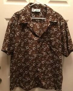 Hawaii Mens Shirt Peer Tropical Vintage / Size XL 海外 即決