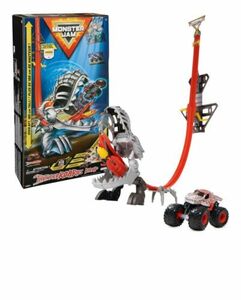 Monster Jam ThunderROARus Drop Playset with Exclusive Monster Truck ,6 Feet Tall 海外 即決