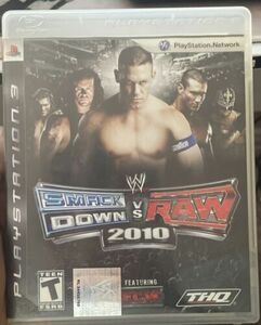 WWE SmackDown vs. Raw 2010 (PlayStation 3, 2009) Complete And Tested 海外 即決