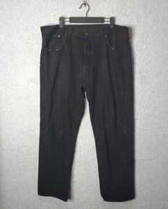 Levi's 501 XX Button Fly Black Denim Jeans Sz 40X30 Made In Mexico Straight Leg 海外 即決