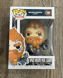 Funko Pop! Games Warhammer 40,000: Space Wolves Pack Leader #502 Vaulted 40K 海外 即決