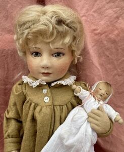 R John WRIGHT Felt Doll Lindsay 16” 16 Inch 1984-85 Collectible Rare 133/250 海外 即決