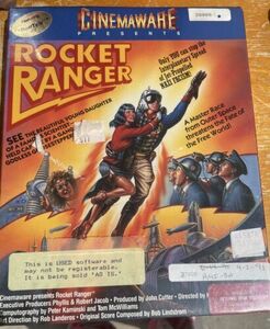 Rocket Ranger Game Commodore 64 C64 Computer 5.25" Inch Floppy Unopened 海外 即決