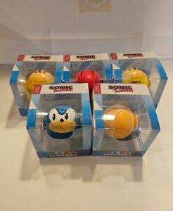 SONIC THE HEDGEHOG Fidget Spinner Set Of 5 Tails Knuckles Metallic Super Sonic 海外 即決