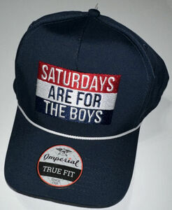 Barstool Golf Imperial Rope Hat Saturdays Are For The Boys SnapBack Blue NWT 海外 即決