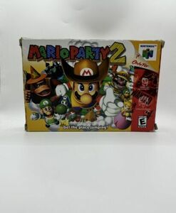 Mario Party 2 (N64 Tested & Working Authentic) 海外 即決