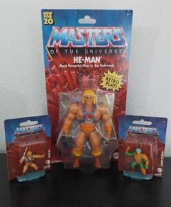 Masters of the Universe Origins He-Man Lot Action Figure MOTU 2020 Retro New 海外 即決