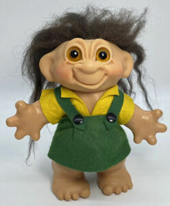 Rare Vintage Dam Troll Doll Denmark 1960s Retro Toy THOMAS DAM 8.5” 海外 即決