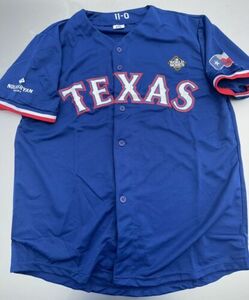 *SIZE XL* NATHAN EOVALDI TEXAS RANGERS POSTSEASON JERSEY 5-1-24 SGA 海外 即決