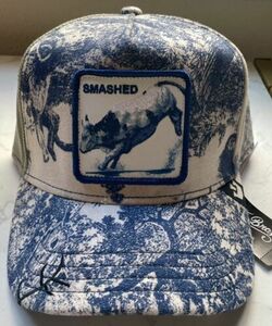 Goorin Bros Farm Trucker Hat SMASHED Break Out the Fine China BULL Friday Drop 海外 即決