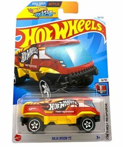 Hot Wheels 2024 Case J Mainline Baja Bison T5 #58/250 Red 海外 即決