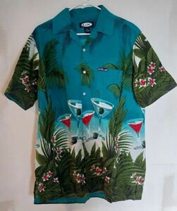 Vintage Mens Martini Hawaiian Shirt Xl St. Thomas 海外 即決