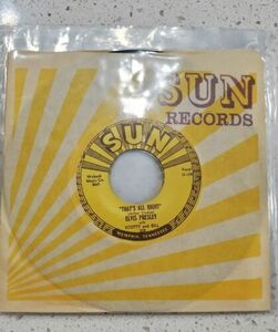 エルヴィス・プレスリー Sun Reissue 45rpm As オリジナル As It Can Get Has No Reverb, (5) LOT 海外 即決