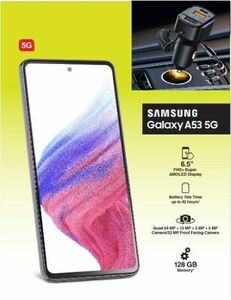 Samsung A53 5G with FREE 1st mth Simple Mobile Verizon $40 Unlimited Plan! 海外 即決