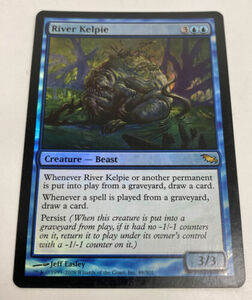 River Kelpie - Shadowmoor - Magic The Gathering MTG - Foil / NM 海外 即決