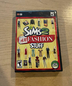 The Sims 2 H&M Fashion Stuff PC Game Expansion P ack 2007 海外 即決