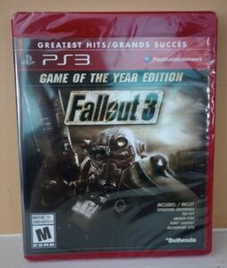 Fallout 3: Game of The Year Edition (Greatest Hits) PS3 Factory Sealed 海外 即決