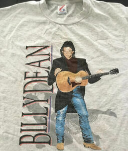 Vintage Billy Dean T-Shirt Fire In The Dark Concert Tee 90s Graphic Gray Sz XL 海外 即決