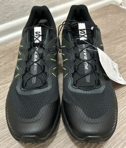 サロモン Pulsar トレイル ブラック Green Gecko ランニング Shoes 473852 US メンズ 29.5cm(US11.5) 海外 即決