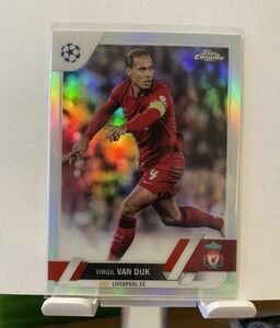 2022-23 Topps Chrome UEFA Club Competitions Refractors #130 Virgil van Dijk 海外 即決