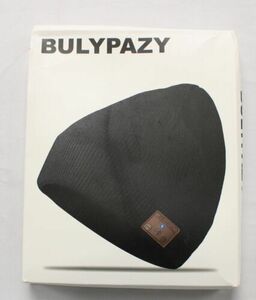 Bulypazy Unisex Wireless Bluetooth Knit Beanie JW7 Black One Size *UNTESTED* 海外 即決