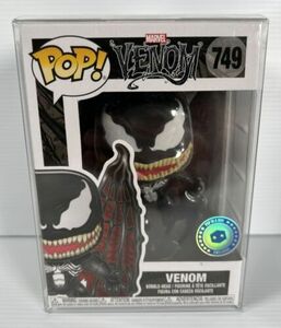 Funko Pop! Marvel #749 Venom Glow Chase Pop In A Box Exclusive Protector 海外 即決