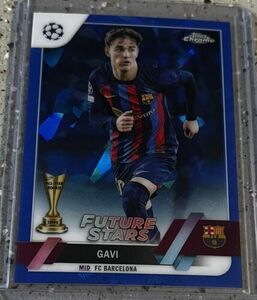 2023 Topps Chrome Soccer Sapphire Future Stars GAVI No. 178 ! 海外 即決