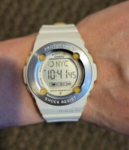 Casio BABY-G BG-1300 (3120) World Time Watch - New Battery 海外 即決