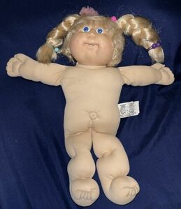 Vintage Cabbage Patch Kids 1978,1982 Doll # 10 Blonde Hair- Blue Eyes 71R 5098 . 海外 即決