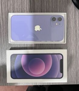 Apple iPhone 12 mini - 64 GB - Purple (Unlocked) (Dual SIM) 海外 即決