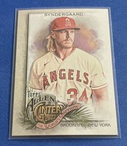 2022 Topps Allen & Ginter Silver Foil #237 Noah Syndergaard Los Angeles Angels 海外 即決