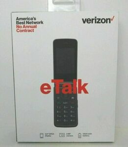 Verizon Wireless Freetel eTalk Prepaid Flip Phone (Gray) Gray 海外 即決
