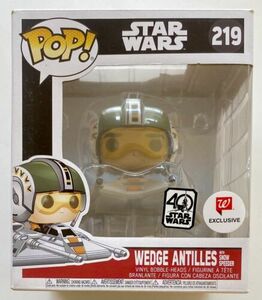 STAR WARS FUNKO POP! WEDGE ANTILLES 219 WALGREENS EXCLUSIVE 40TH CS C14 海外 即決