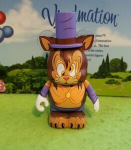 DISNEY Vinylmation 3" Park Set 3 Villains Gideon Cat from Pinocchio 海外 即決