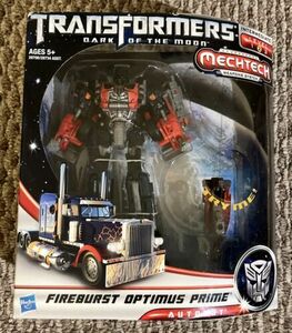 Transformers DOTM Mechtech: Voyager Fireburst Optimus Prime 海外 即決