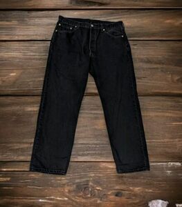 Vtg Levis 501-0660 Jeans Men's Actual Size 36x30 Black Button Fly USA Made 2000 海外 即決