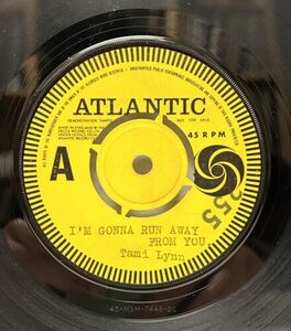 Tami Lynn: I’m Gonna Run Away From You 1965 UK Demo Test Press, Northern ソウル 45 海外 即決