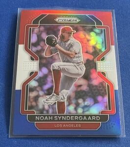 2022 Panini Prizm Red White Blue Prizm #216 Noah Syndergaard Los Angeles Angels 海外 即決