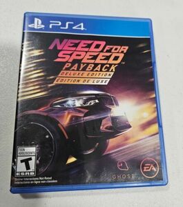 Need for Speed Payback [Deluxe Edition] (Sony PlayStation 4 PS4, 2017) 海外 即決