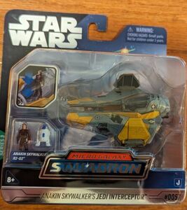 Star Wars Micro Galaxy Squadron Series 3 Anakin Skywalker's Jedi Interceptor 海外 即決