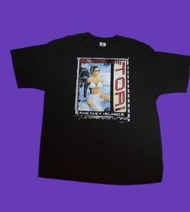 Vintage WWF 90s 00s Tori Poch Fantasy Islands In Tori We Trust Diva shirt 2X XXL 海外 即決