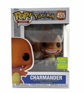 Funko Pop! Games Pokmon Charmander Metallic #455 SDCC 2022 SHARED w/Protector 海外 即決