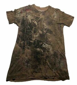 Vintage Affliction Bamboo T Shirt Mens XL Grunge Emo AJ1 海外 即決