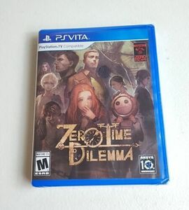 Zero Time Dilemma (Sony PlayStation Vita, 2016) Brand NEW Factory Sealed PS VITA 海外 即決