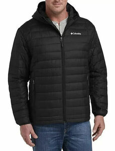 Columbia Men’s Voodoo Falls 590 TurboDown Hooded Jacket Black XL Down Thermal 海外 即決